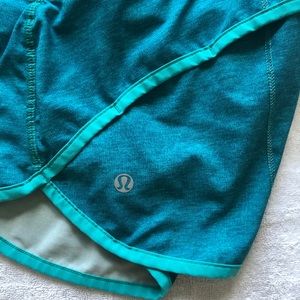 Blue Lululemon Shorts- speed up